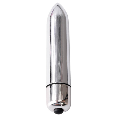 BALA VIBRATÓRIA BULLET PRATEADA - Lust Sexshop
