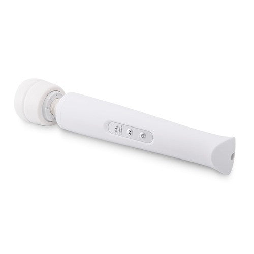 MASSAJADOR COM CARREGADOR USB CANDY PIE MAGIC WAND BRANCO - Lust Sexshop