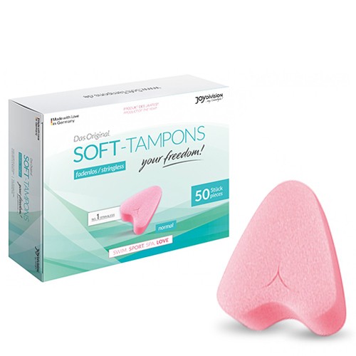 CAIXA COM 50 TAMPÕES SOFT-TAMPONS NORMAL - Lust Sexshop