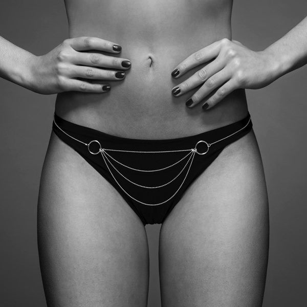 COLAR CORPORAL CULOTTE THE MAGNIFIQUE COLLECTION BIJOUX INDISCRETS PRATEADO - Lust Sexshop