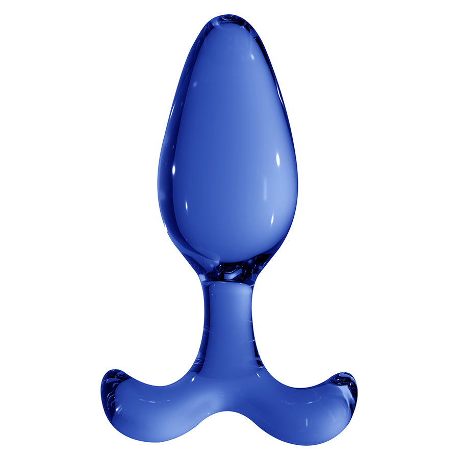 PLUG EM VIDRO EXPERT CHRYSTALINO AZUL - Lust Sexshop