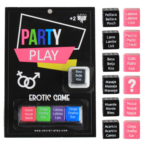 DADOS PARTY PLAY SECRET PLAY - Lust Sexshop