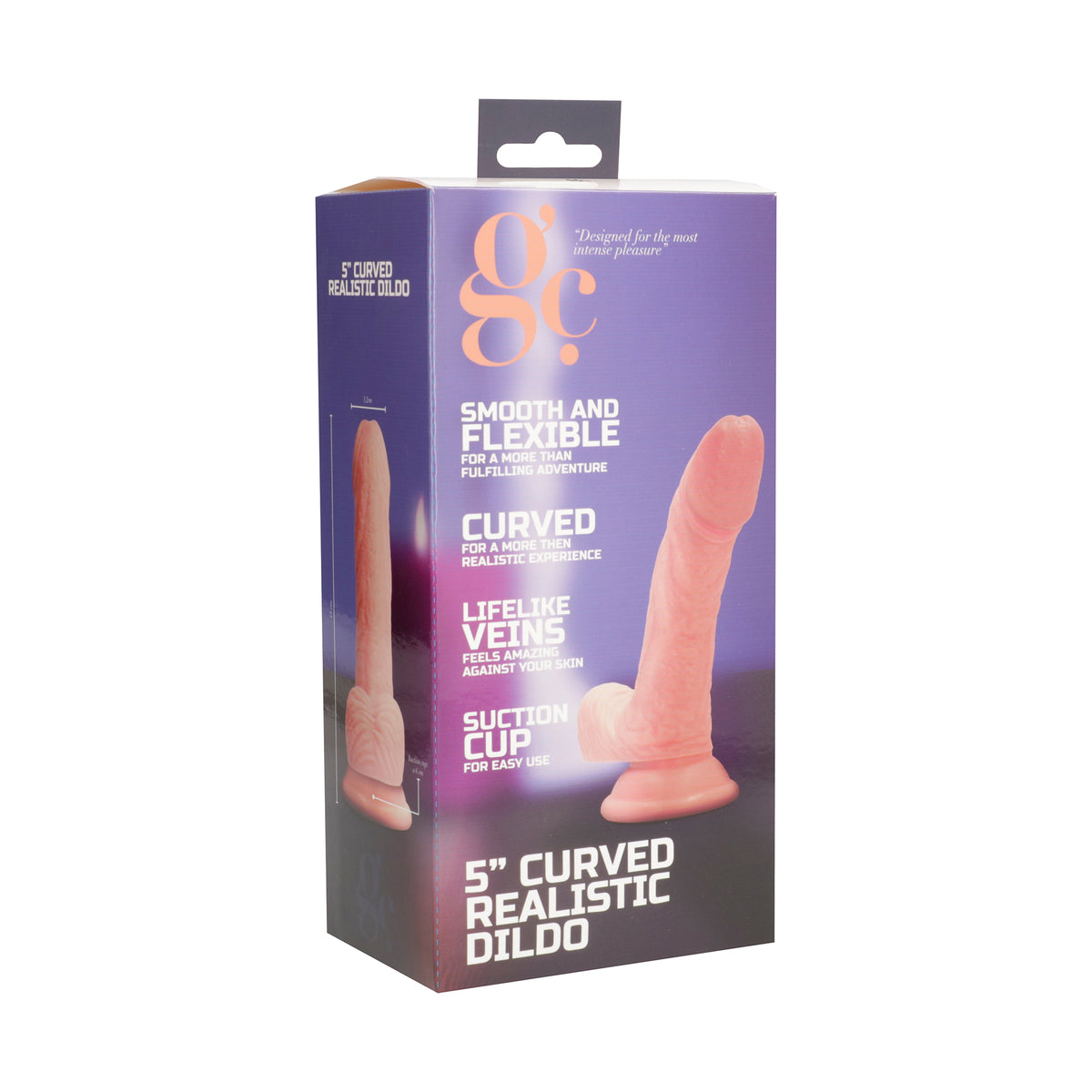 DILDO REALÍSTICO GC 5” BRANCO - Lust Sexshop