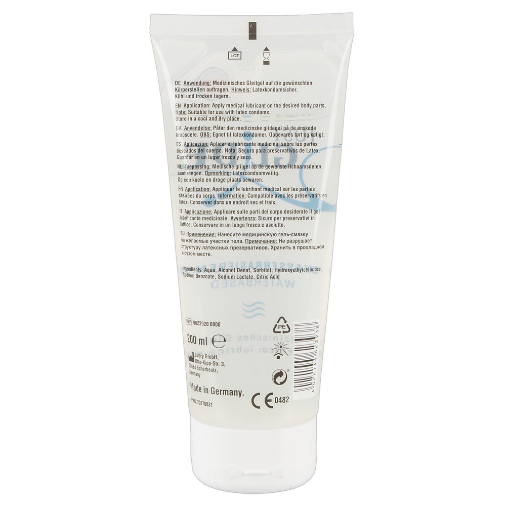 LUBRIFICANTE À BASE DE ÁGUA JUST GLIDE 200ML - Lust Sexshop