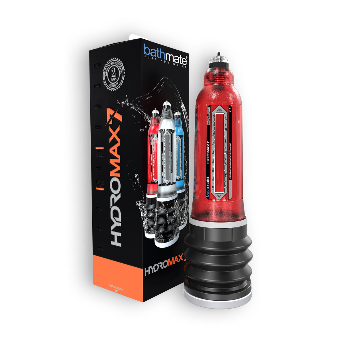BOMBA PARA O PÉNIS BATHMATE HYDROMAX 7 VERMELHA - Lust Sexshop