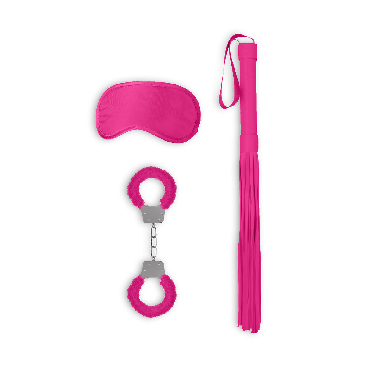 KIT BONDAGE INTRODUTÓRIO 1 ROSA OUCH! - Lust Sexshop