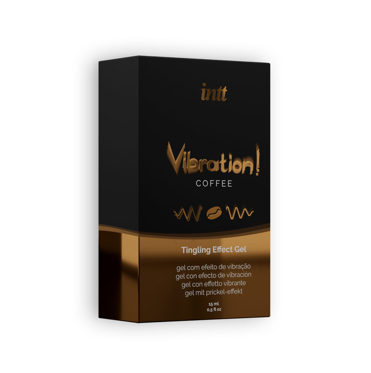 GEL COM VIBRAÇÃO VIBRATION CAFÉ INTT 15ML - Lust Sexshop