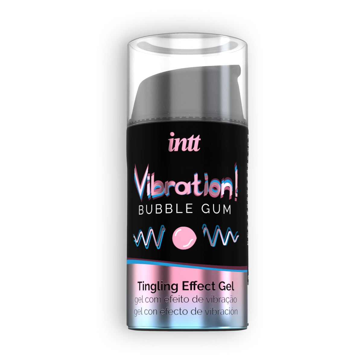GEL COM VIBRAÇÃO VIBRATION PASTILHA ELÁSTICA INTT 15ML - Lust Sexshop