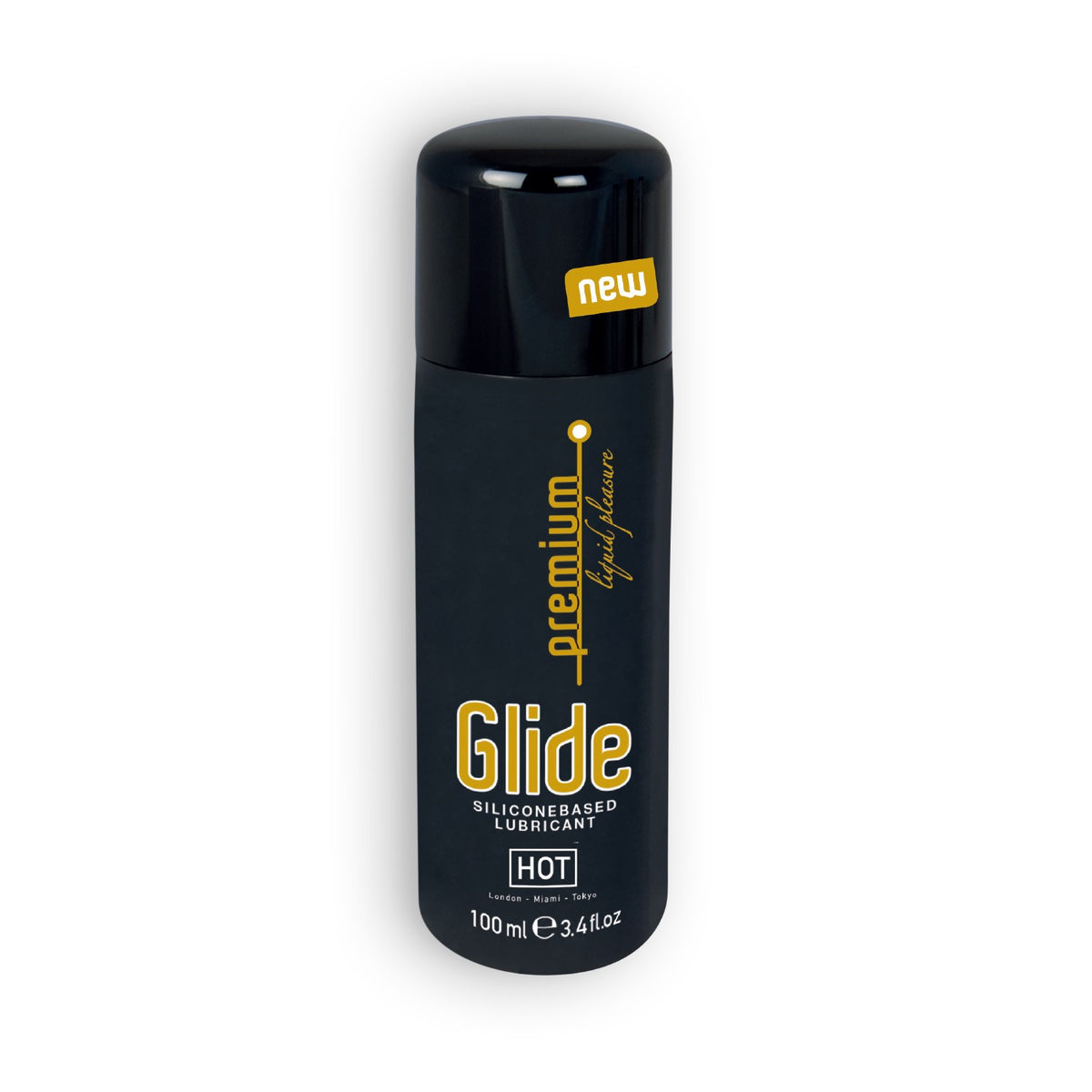 LUBRIFICANTE DE SILICONE HOT™ GLIDE PREMIUM 100ML - Lust Sexshop