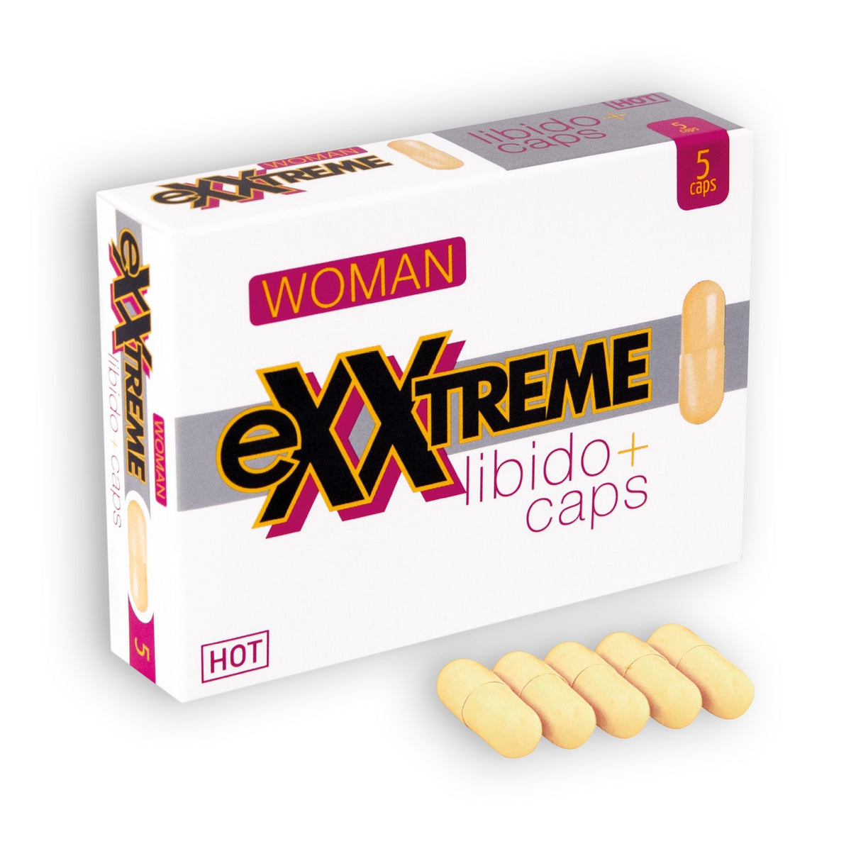 CÁPSULAS ESTIMULANTES EXXTREME LIBIDO+ CAPS PARA MULHER 5 CÁPSULAS - Lust Sexshop