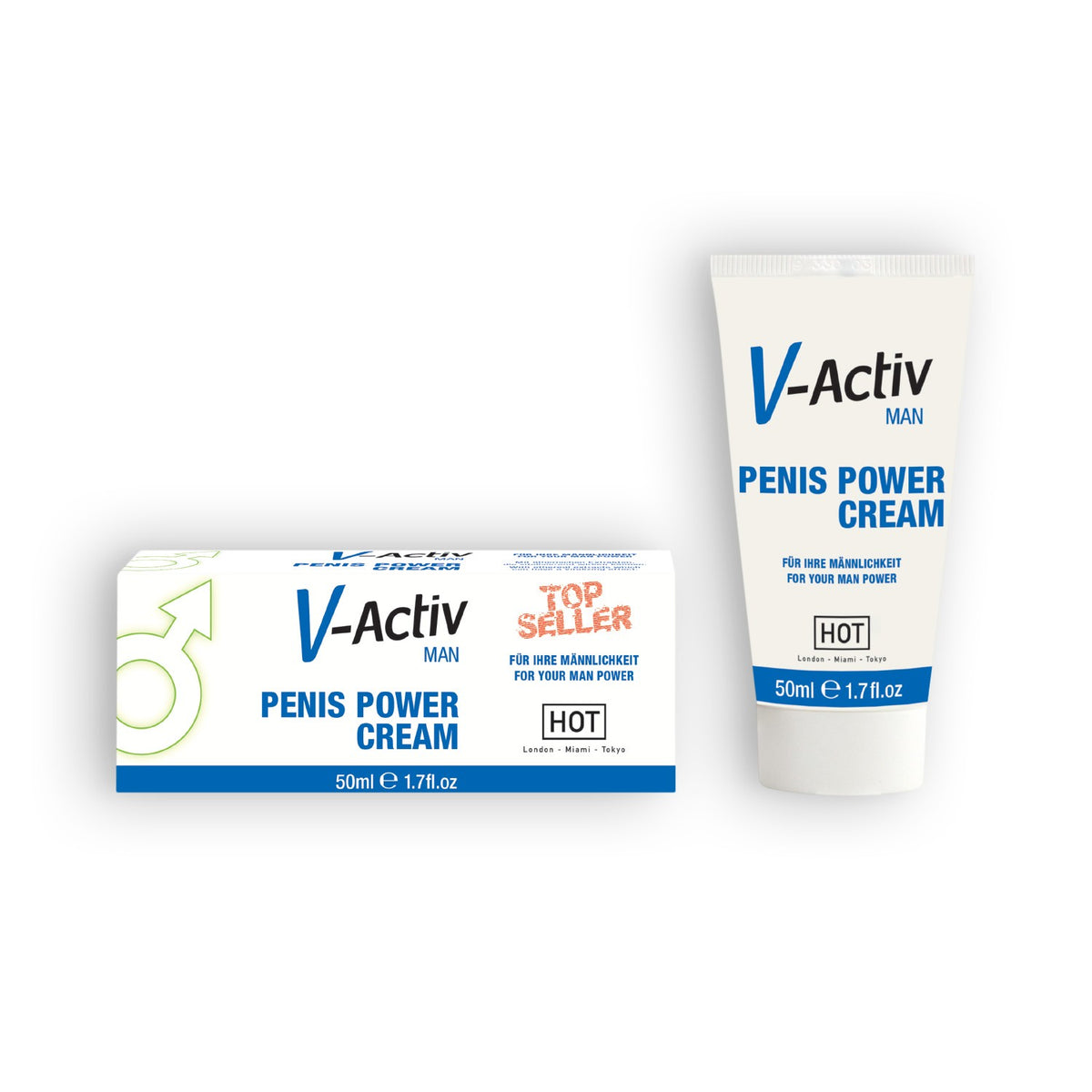 CREME ESTIMULANTE PENIS POWER CREAM V-ACTIV 50ML - Lust Sexshop
