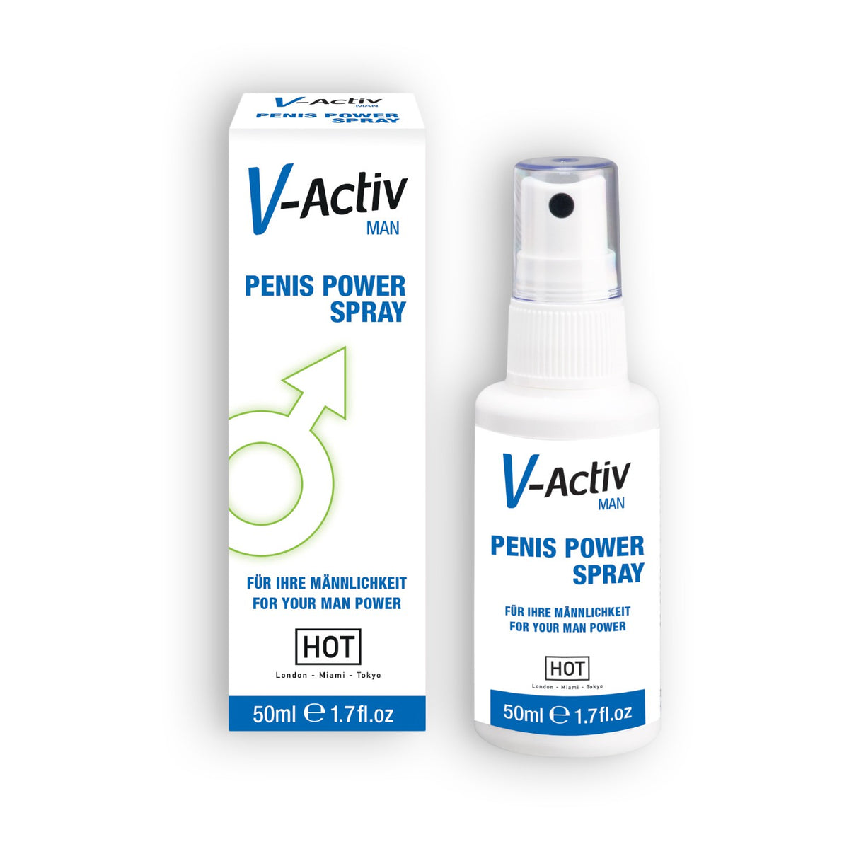 SPRAY V-ACTIV PENIS POWER 50ML - Lust Sexshop
