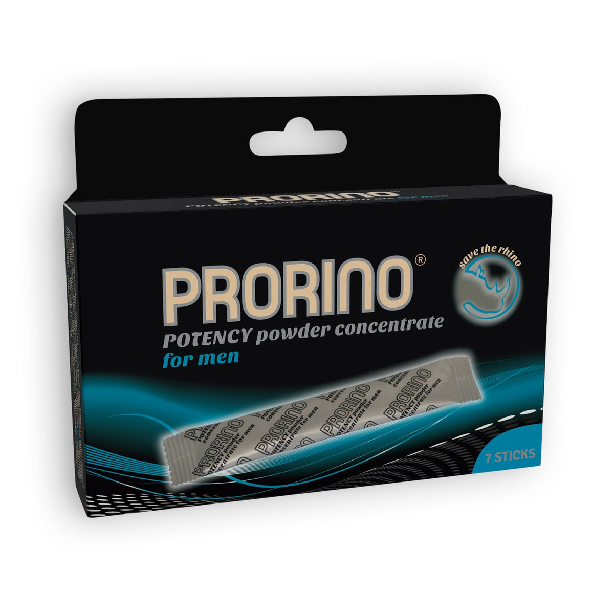 SAQUETAS ESTIMULANTES PRORINO POTENCY POWDER CONCENTRATE PARA HOMEM 7 SAQUETAS - Lust Sexshop