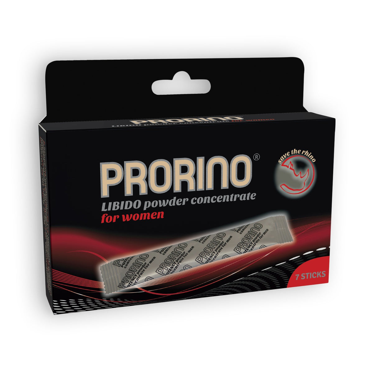 SAQUETAS ESTIMULANTES PRORINO LIBIDO POWDER CONCENTRATE PARA MULHERES 7 SAQUETAS - Lust Sexshop