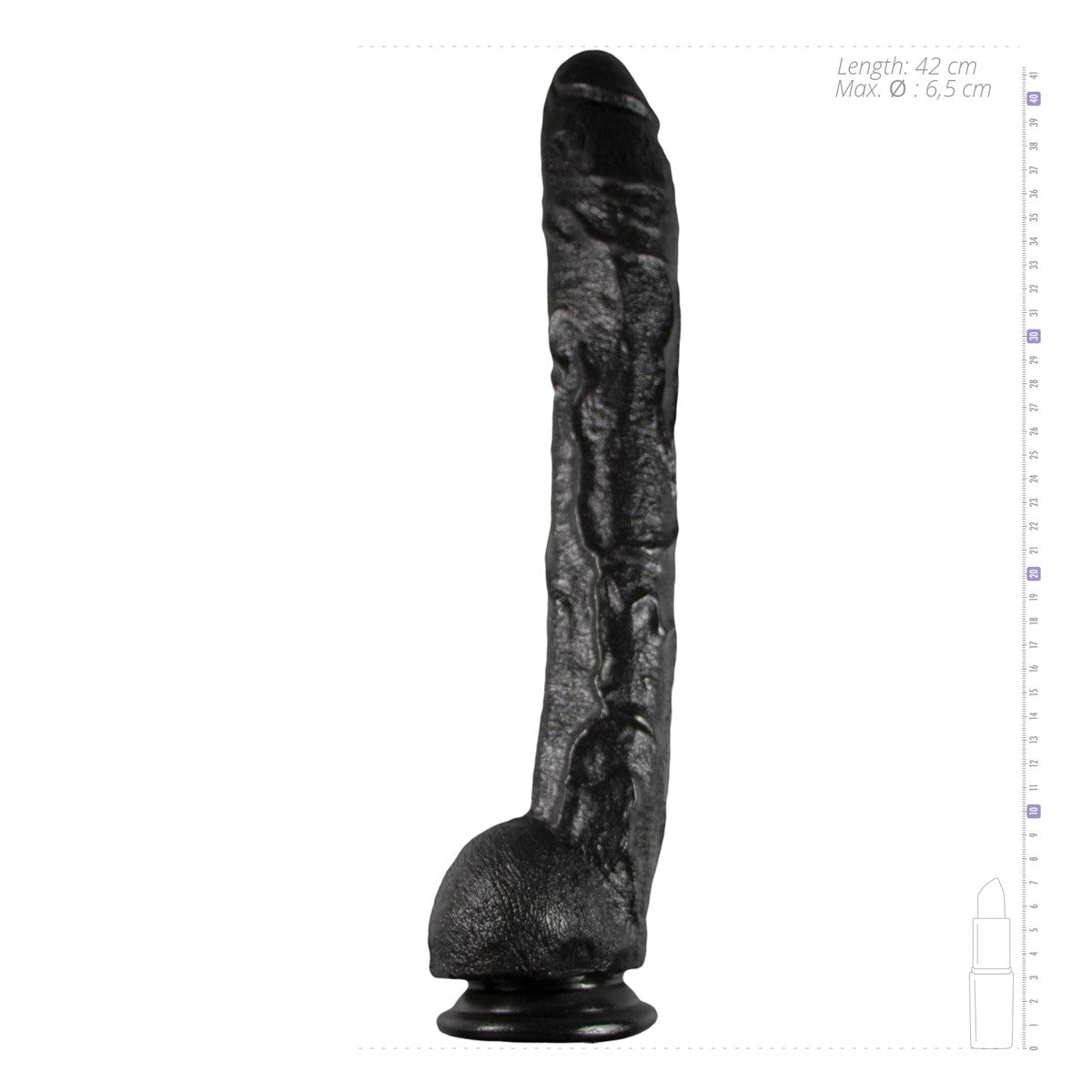 DILDO DICK RAMBONE COCK PRETO - Lust Sexshop