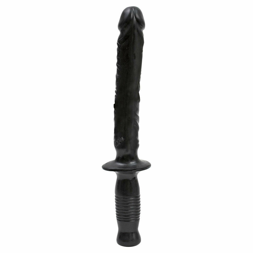 DILDO COM CABO MANHANDLER PRETO - Lust Sexshop