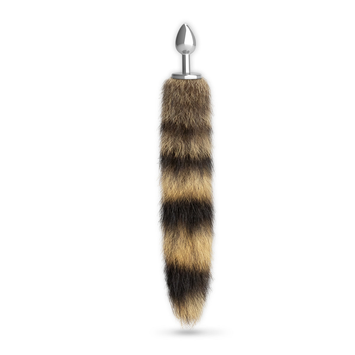 PLUG ANAL COM CAUDA FOXY SILVER METAL CRUSHIOUS - Lust Sexshop