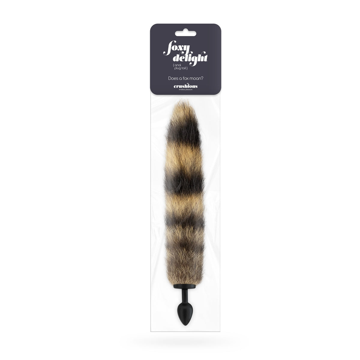 PLUG ANAL COM CAUDA FOXY DELIGHT SILICONE CRUSHIOUS - Lust Sexshop