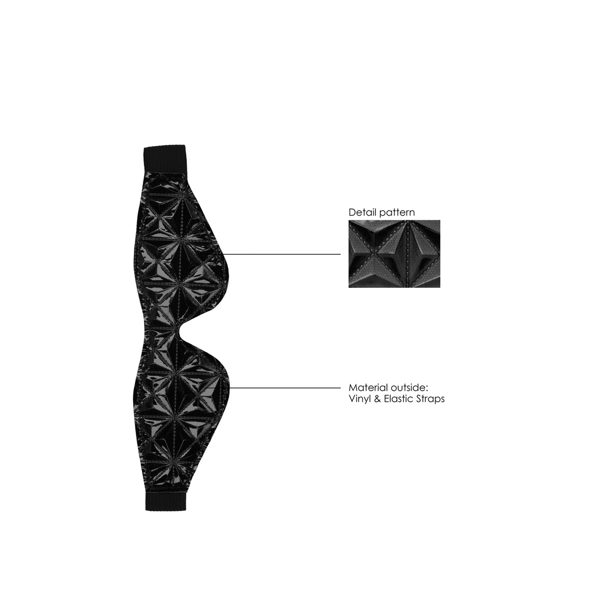 OUCH! LUXURY EYE MASK BLACK