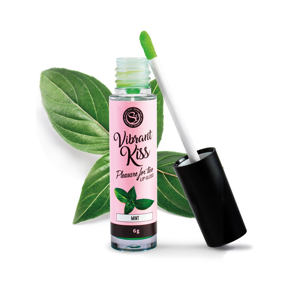 LIP GLOSS DE MENTA VIBRANT KISS 6GR - Lust Sexshop