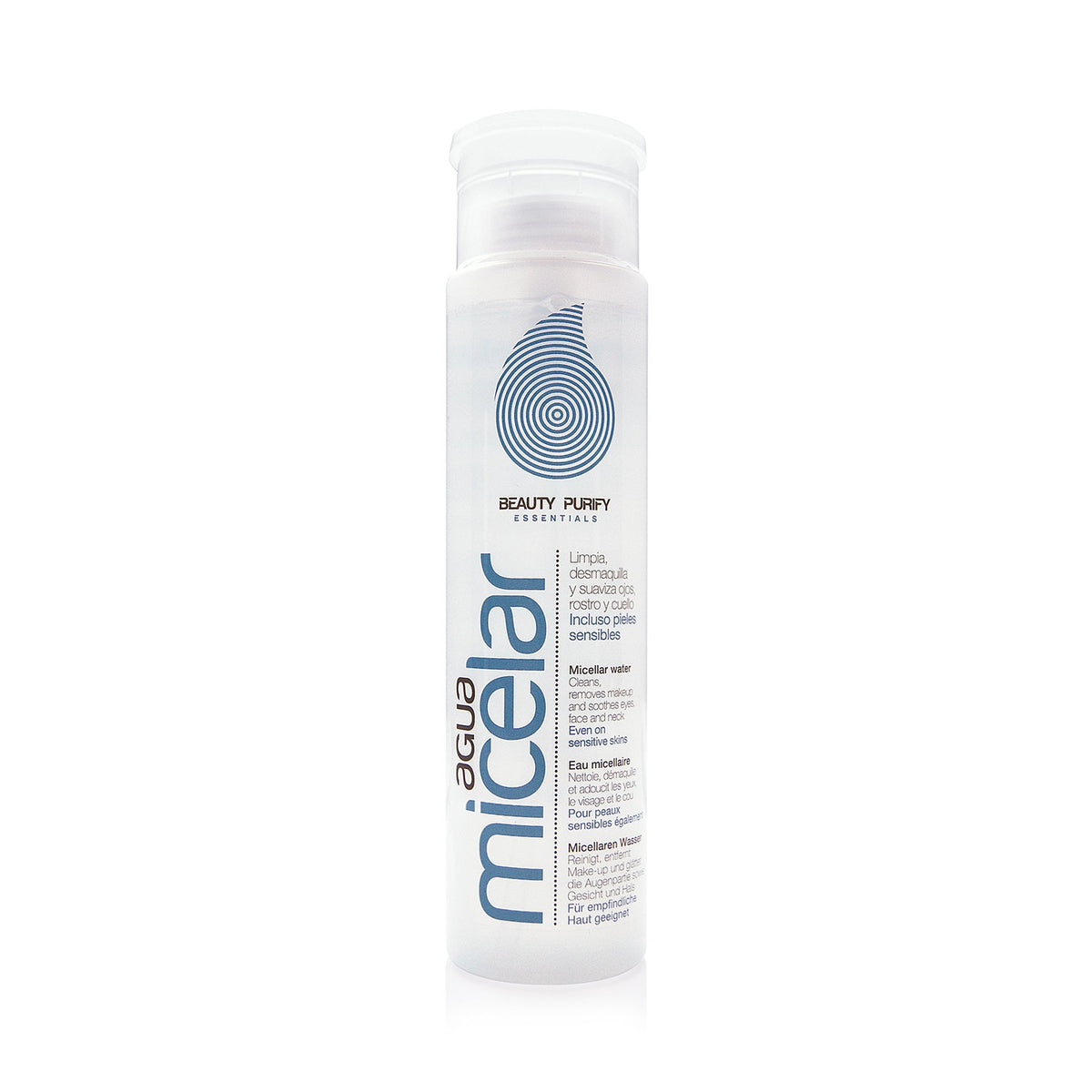 ÁGUA MICELAR SEM PERFUME BEAUTY PURIFY ESSENTIALS 200ML