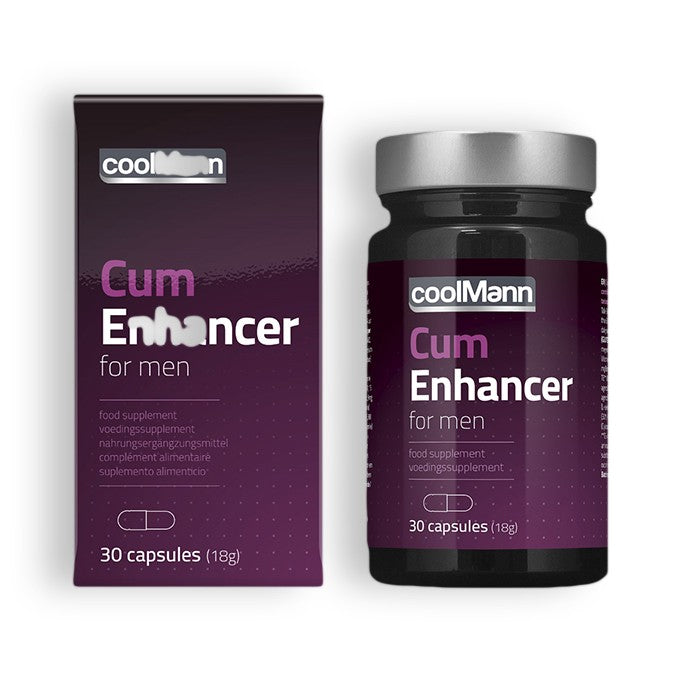 VOLUMIZADOR DE ESPERMA COOLMANN CUM ENHANCER 30 CÁPSULAS - Lust Sexshop