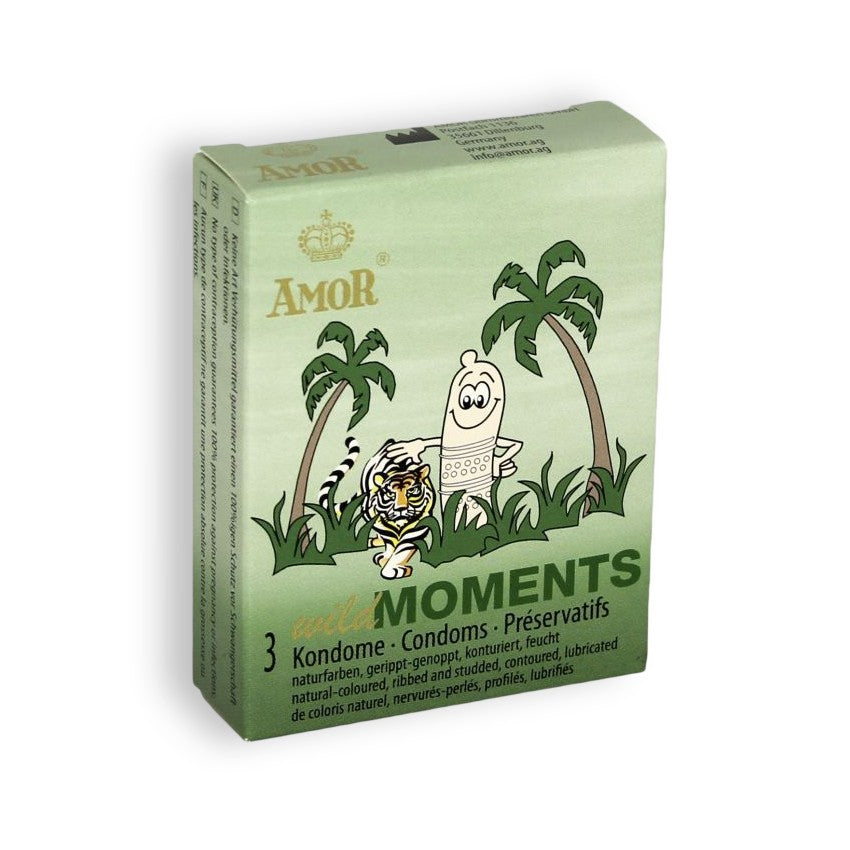 PRESERVATIVOS WILD MOMENTS 3 UNIDADES - Lust Sexshop