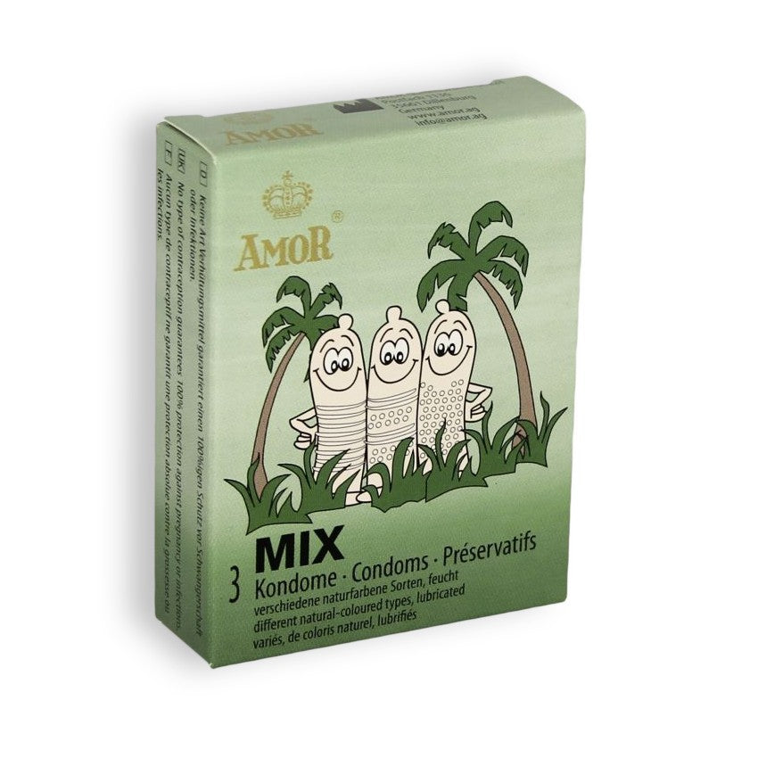 PRESERVATIVOS MIX 3 UNIDADES - Lust Sexshop