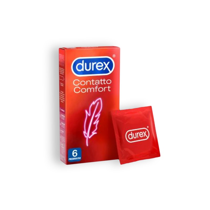 PRESERVATIVOS DUREX CONTATTO COMFORT 6 UNIDADES - Lust Sexshop