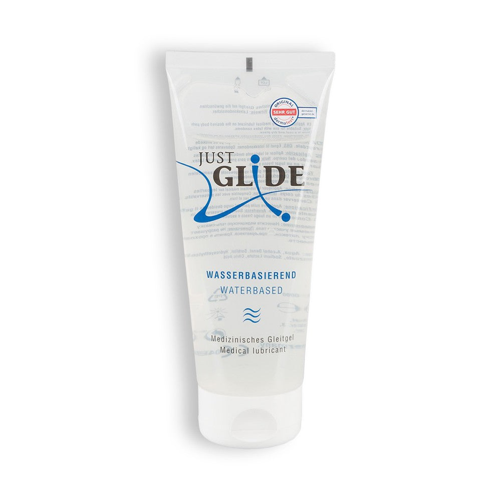 LUBRIFICANTE À BASE DE ÁGUA JUST GLIDE 200ML - Lust Sexshop