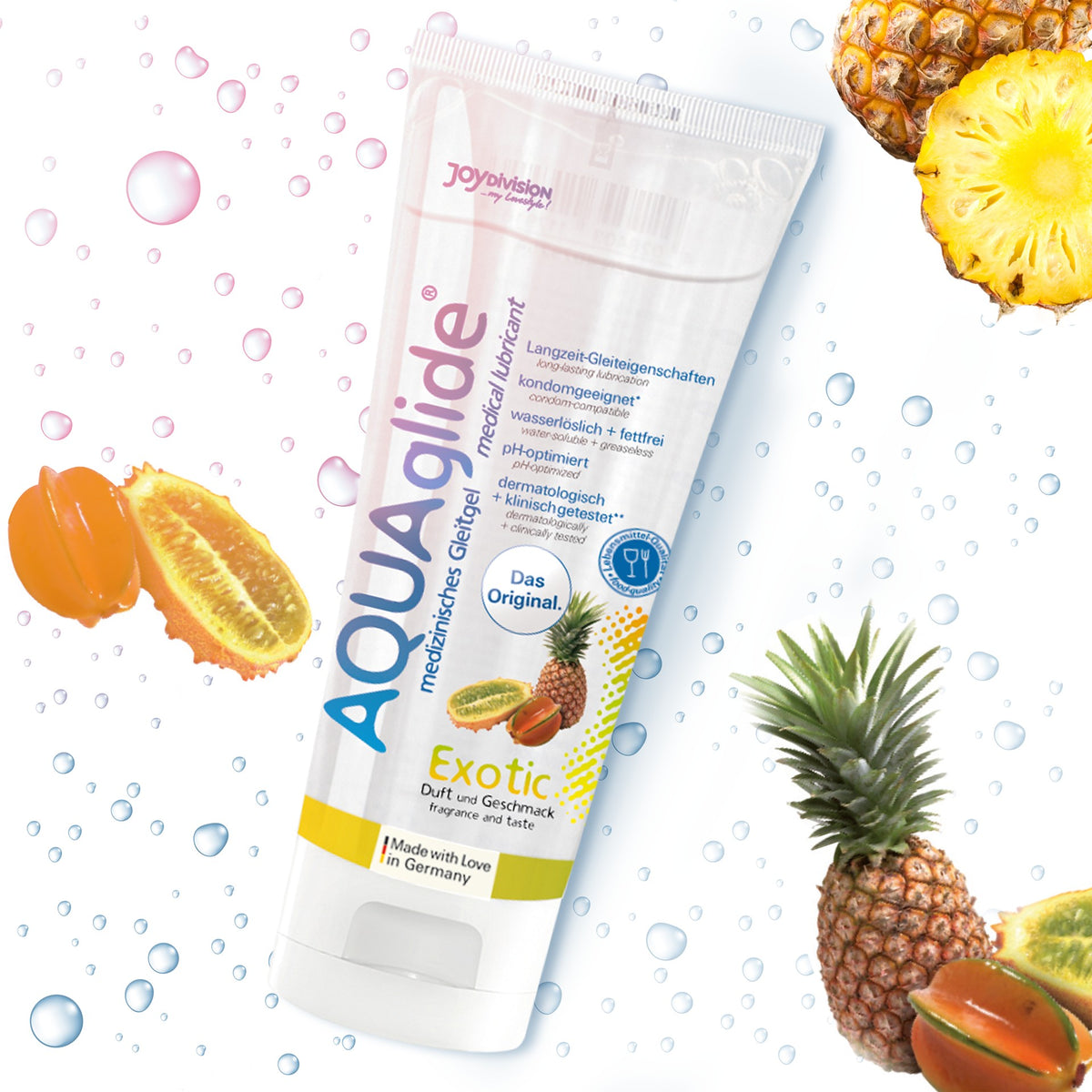 LUBRIFICANTE AQUAGLIDE FRUTOS EXÓTICOS 100ML - Lust Sexshop