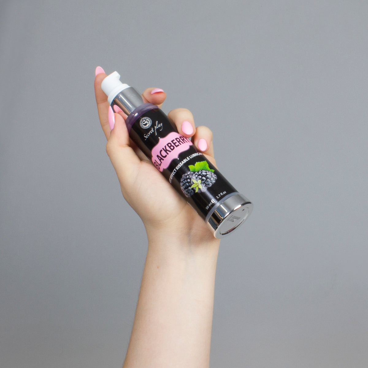 LUBRICANTE DE EFECTO CALOR CON SABOR A MORA 50 ML SECRET PLAY