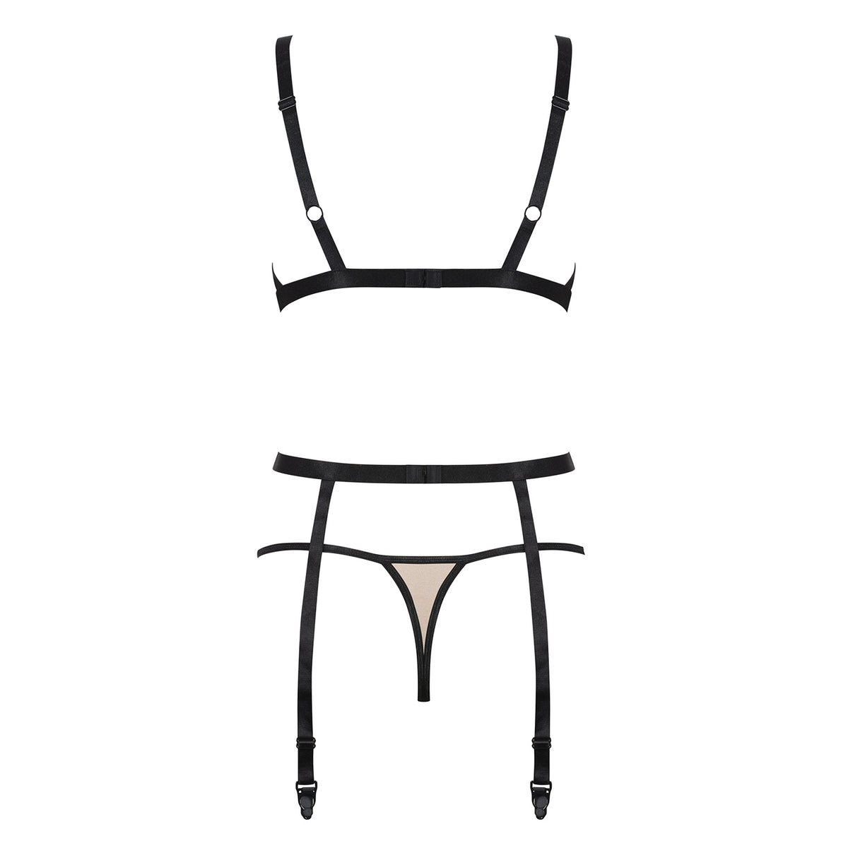 CONJUNTO NUDELIA OBSESSIVE NEGRO