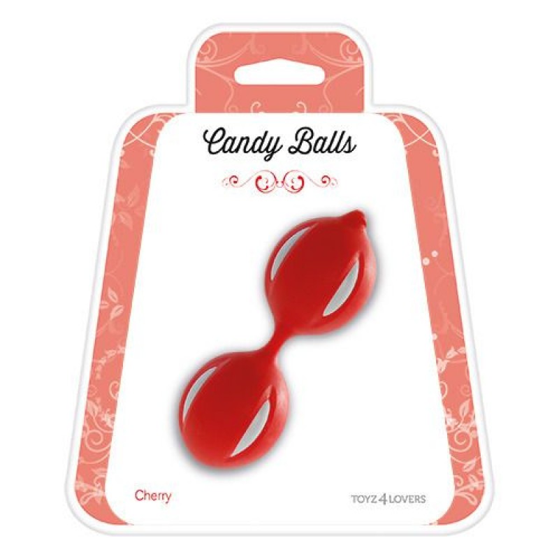 BOLAS VAGINAIS CANDY BALLS CHERRY - Lust Sexshop