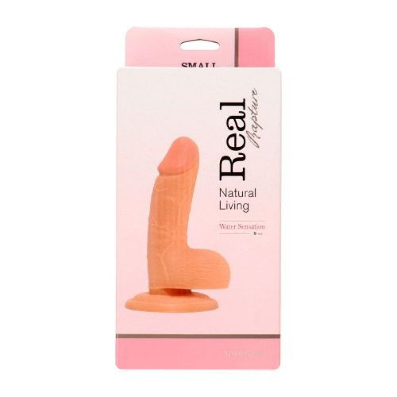 DILDO REALÍSTICO REAL RAPTURE WATER SENSATIONS 5'' BRANCO - Lust Sexshop