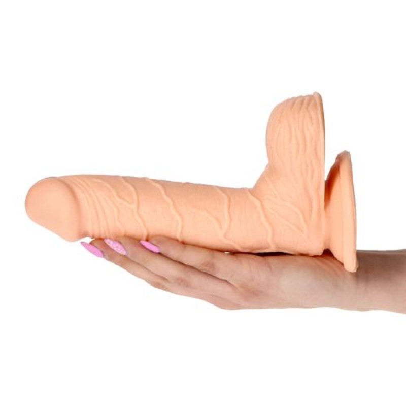 DILDO REALÍSTICO REAL RAPTURE EARTH FLAVOUR 7.5'' BRANCO - Lust Sexshop