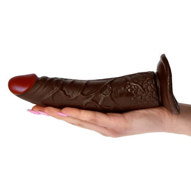 DILDO REALÍSTICO REAL RAPTURE EARTH FLAVOUR 7'' NEGRO - Lust Sexshop