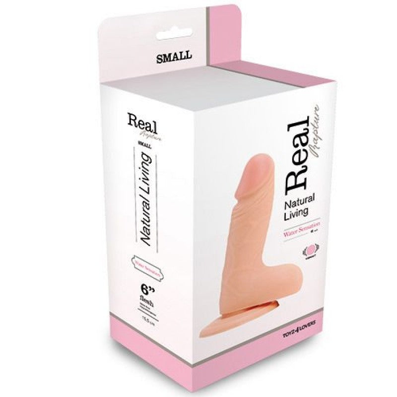 VIBRADOR REALÍSTICO REAL RAPTURE WATER SENSATIONS 6'' BRANCO - Lust Sexshop