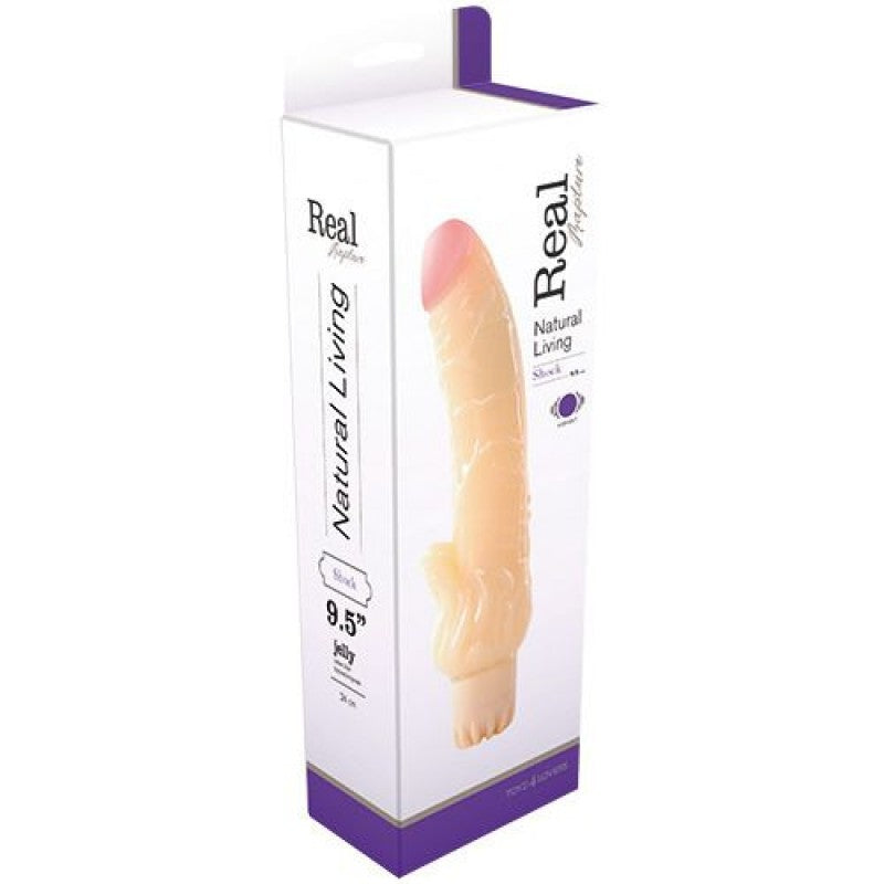VIBRADOR JELLY REAL RAPTURE SHOCK 9.5'' - Lust Sexshop