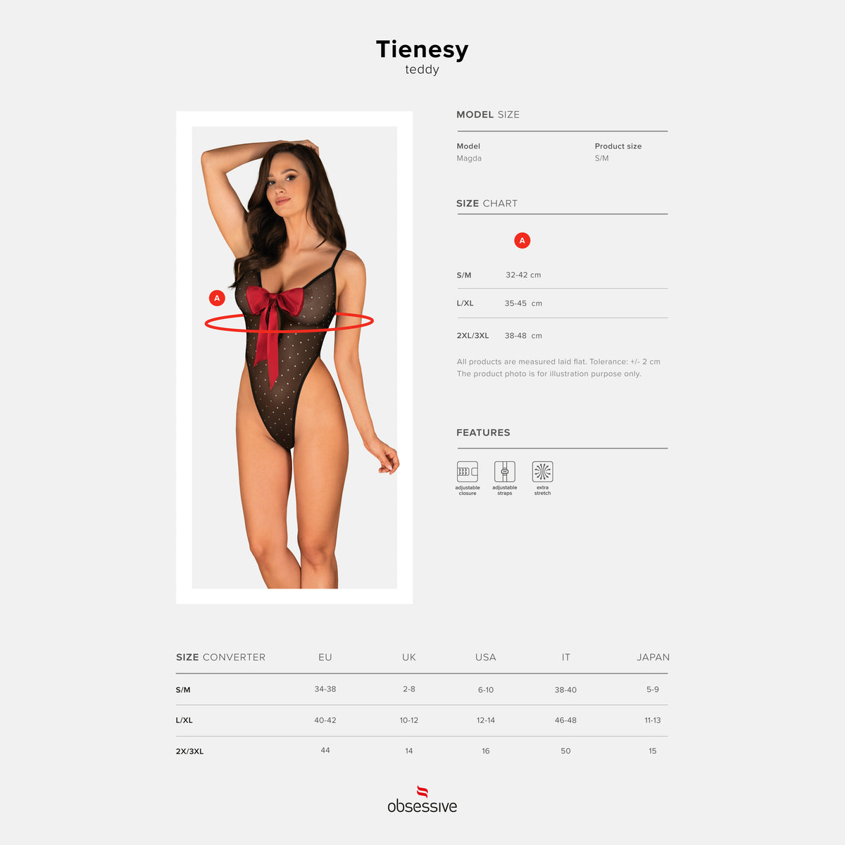 QUEEN SIZE OBSESSIVE TIENESY TEDDY
