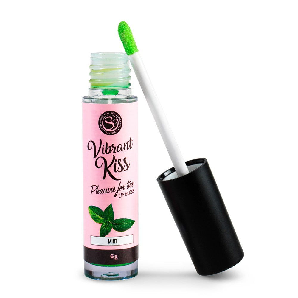 LIP GLOSS DE MENTA VIBRANT KISS 6GR - Lust Sexshop
