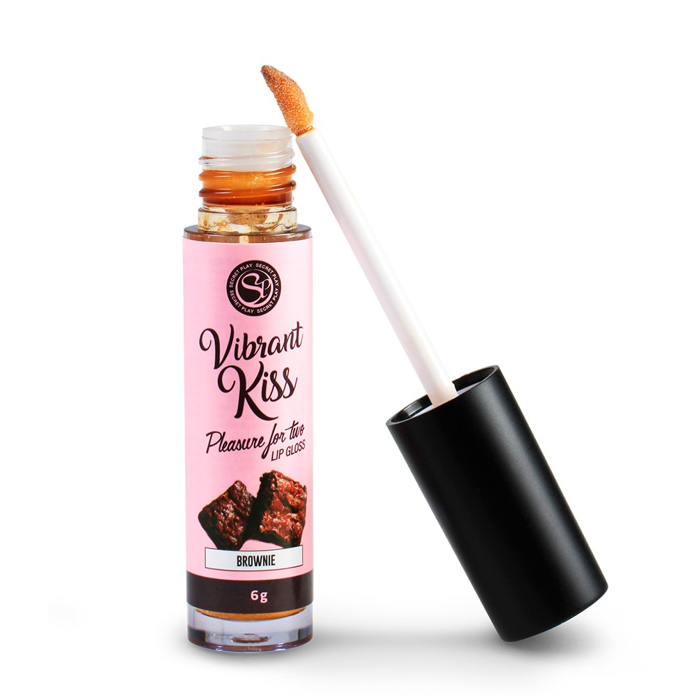 LIP GLOSS DE BROWNIE VIBRANT KISS 6GR - Lust Sexshop
