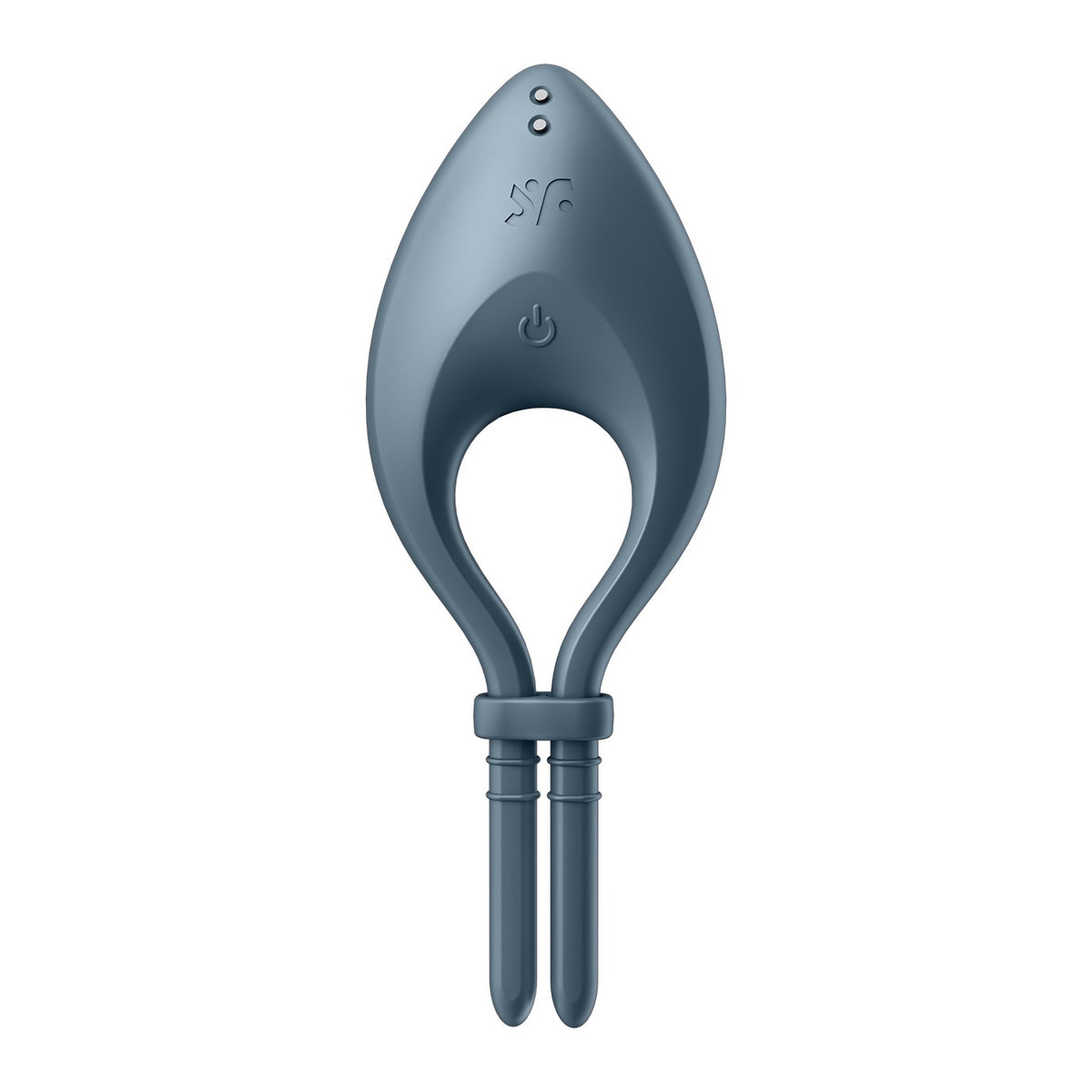 ANEL VIBRATÓRIO BULLSEYE COM APP SATISFYER AZUL ESCURO - Lust Sexshop