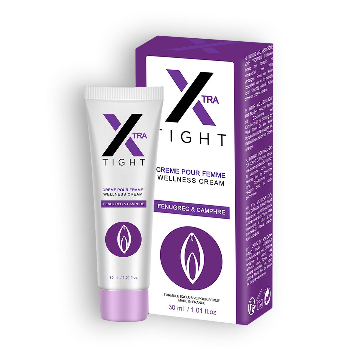CREME REAFIRMANTE VAGINAL XTRA TIGHT PARA MULHER 30ML - Lust Sexshop