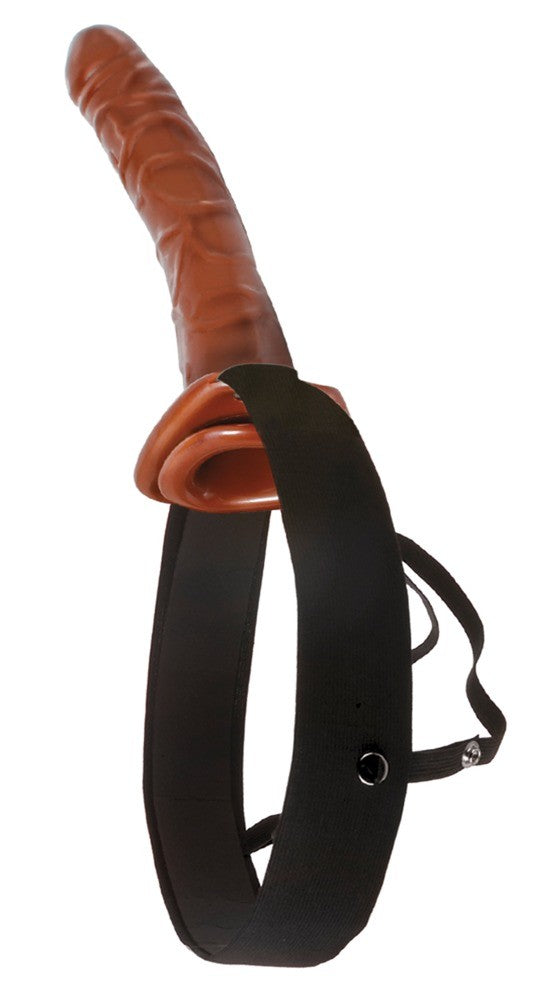 STRAP-ON OCO 10” CHOCOLATE DREAM HOLLOW STRAP-ON FETISH FANTASY SERIES - Lust Sexshop