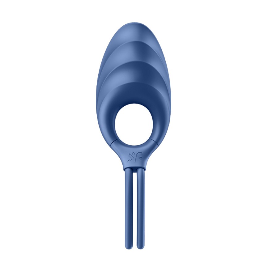 ANEL VIBRATÓRIO SWORDSMAN SATISFYER AZUL - Lust Sexshop