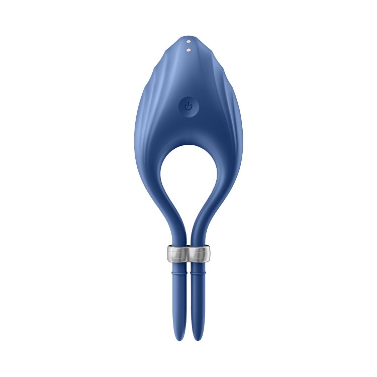 ANEL VIBRATÓRIO DUELIST SATISFYER AZUL - Lust Sexshop