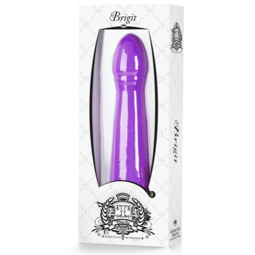 VIBRADOR BRIGIT ROXO EMBALAGEM BRANCA - Lust Sexshop