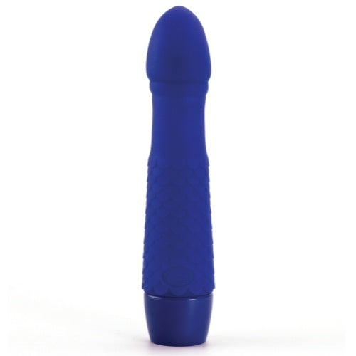 VIBRADOR BRIGIT AZUL EMBALAGEM BRANCA - Lust Sexshop