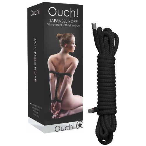 CORDA DE RESTRIÇÃO JAPANESE 10 METROS PRETA - Lust Sexshop